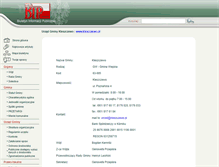 Tablet Screenshot of bip.kleszczewo.pl